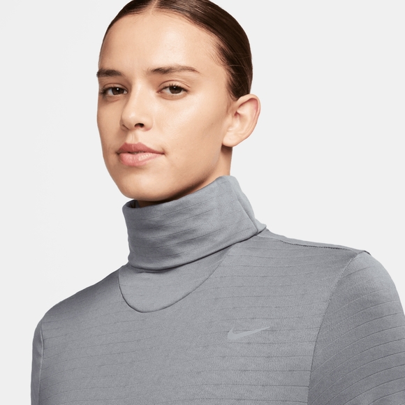 Nike Women's Therma FIT Swift Element Turtleneck Running Top NWT Size XS (Grey) - Picture 15 of 16